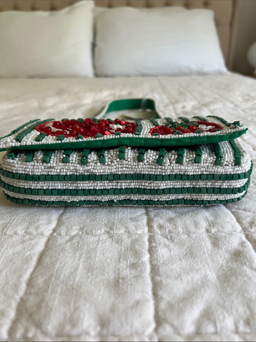 Made in India Tomato Beaded Bag - Picture 3 of 16